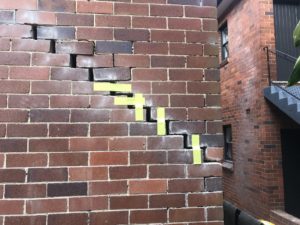 Exterior Step Wall Cracks 3